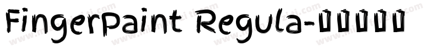 FingerPaint Regula字体转换